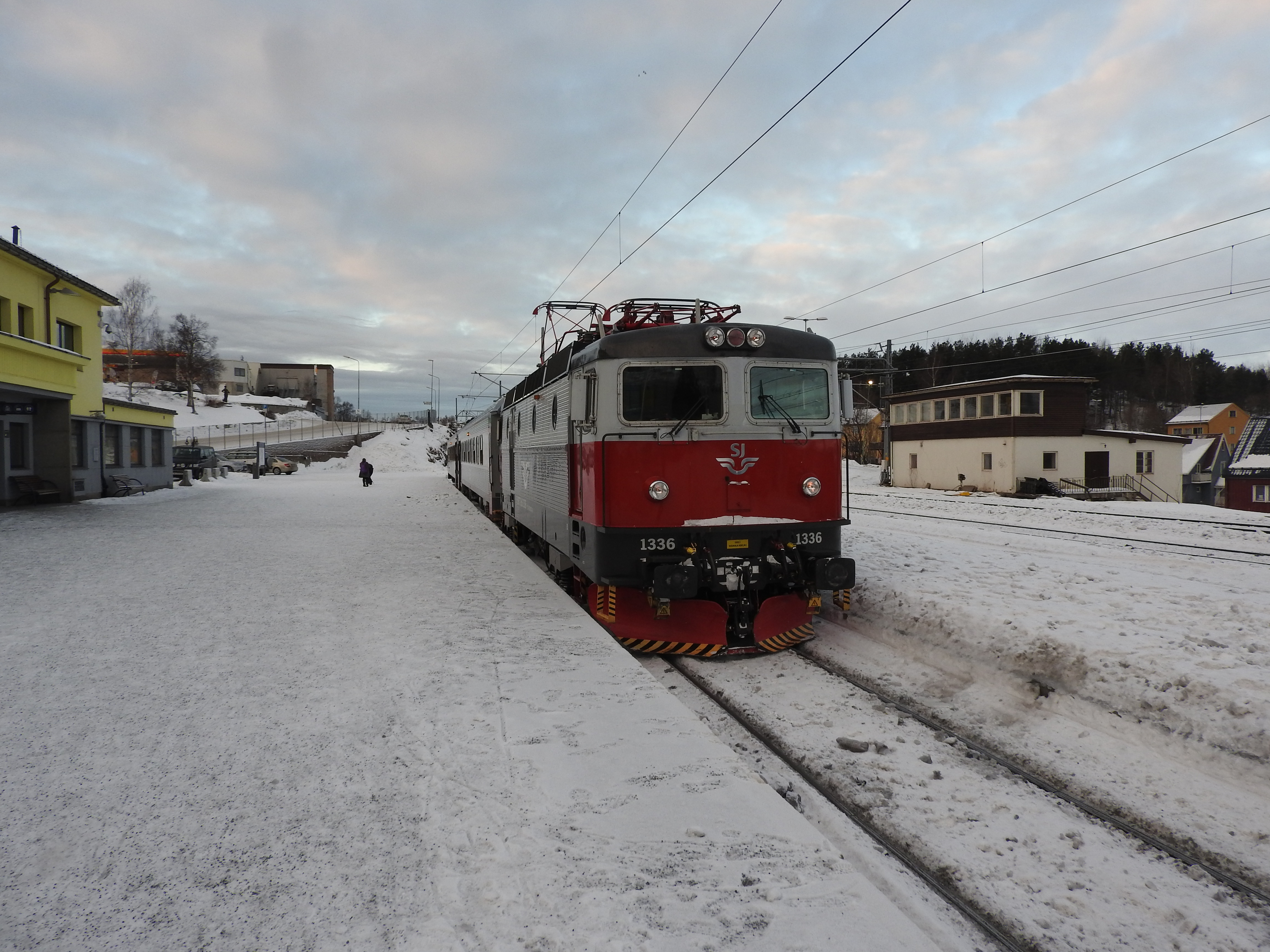 Train at Narvik Station, Norway