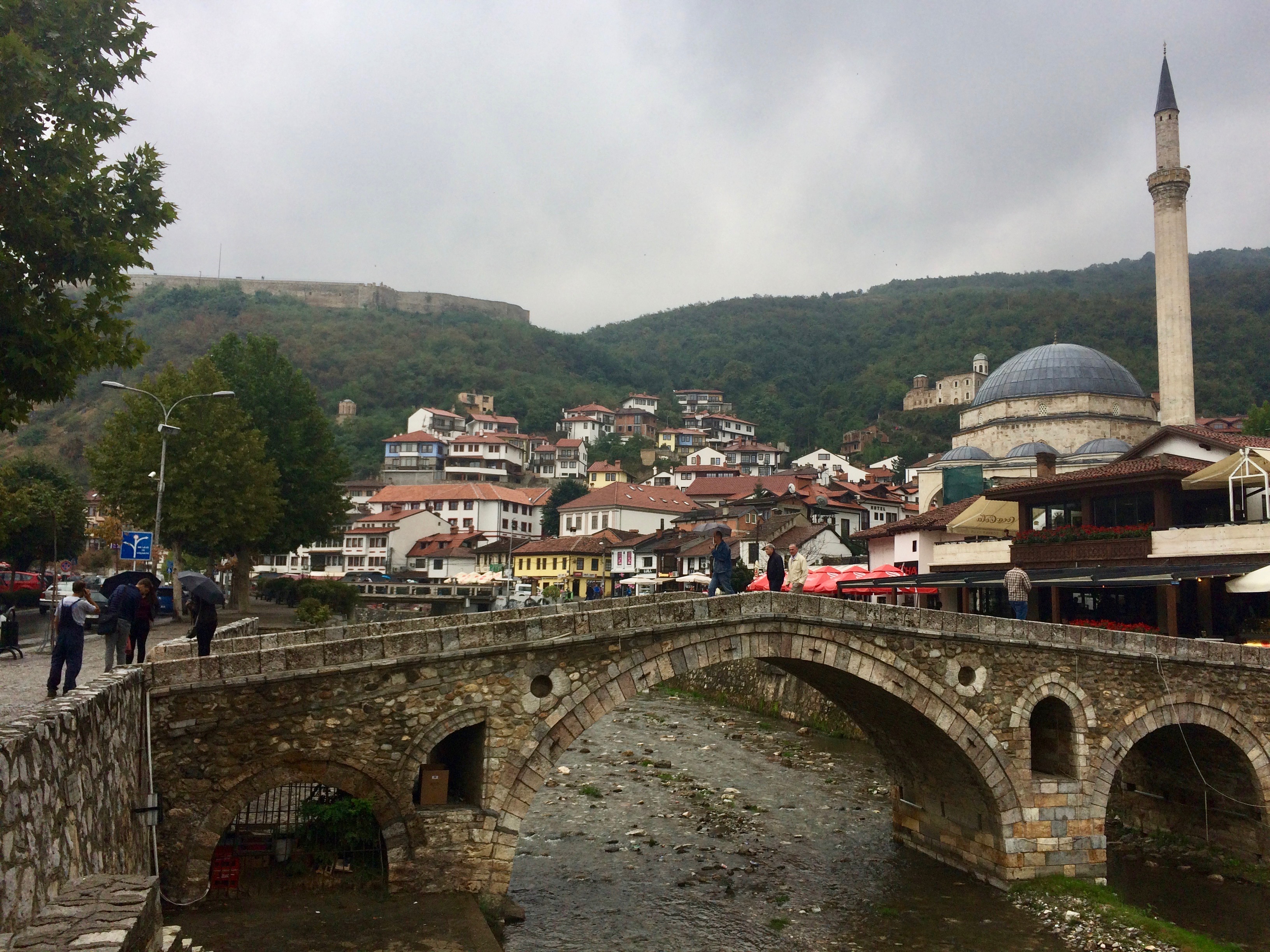 Stone Bridge & Prizren Mosque, Kosovo