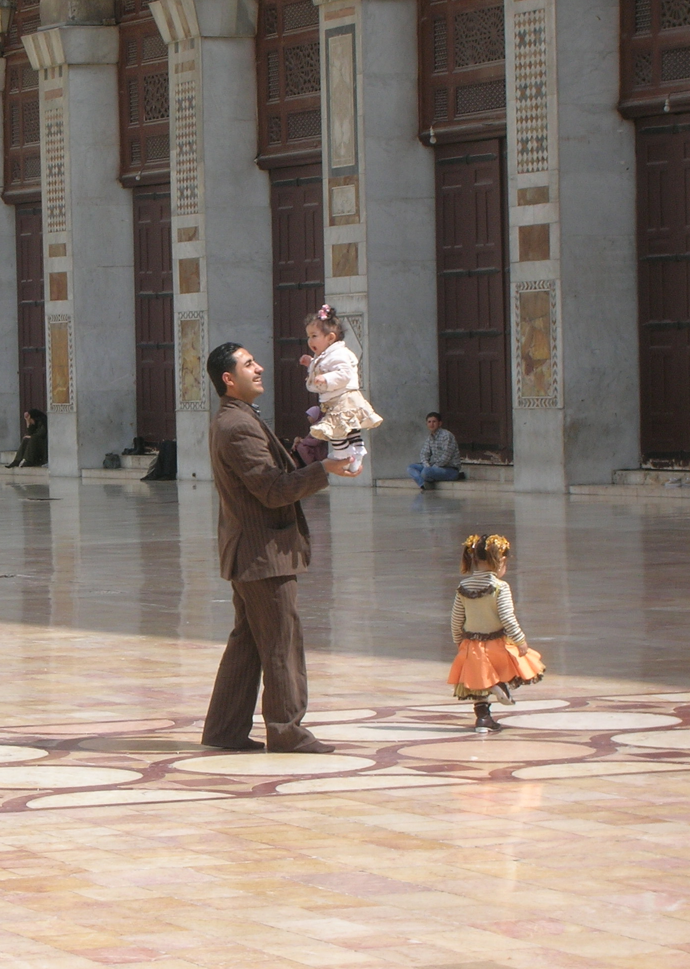 Syrian Father, Umayyad Mosque, Damascus