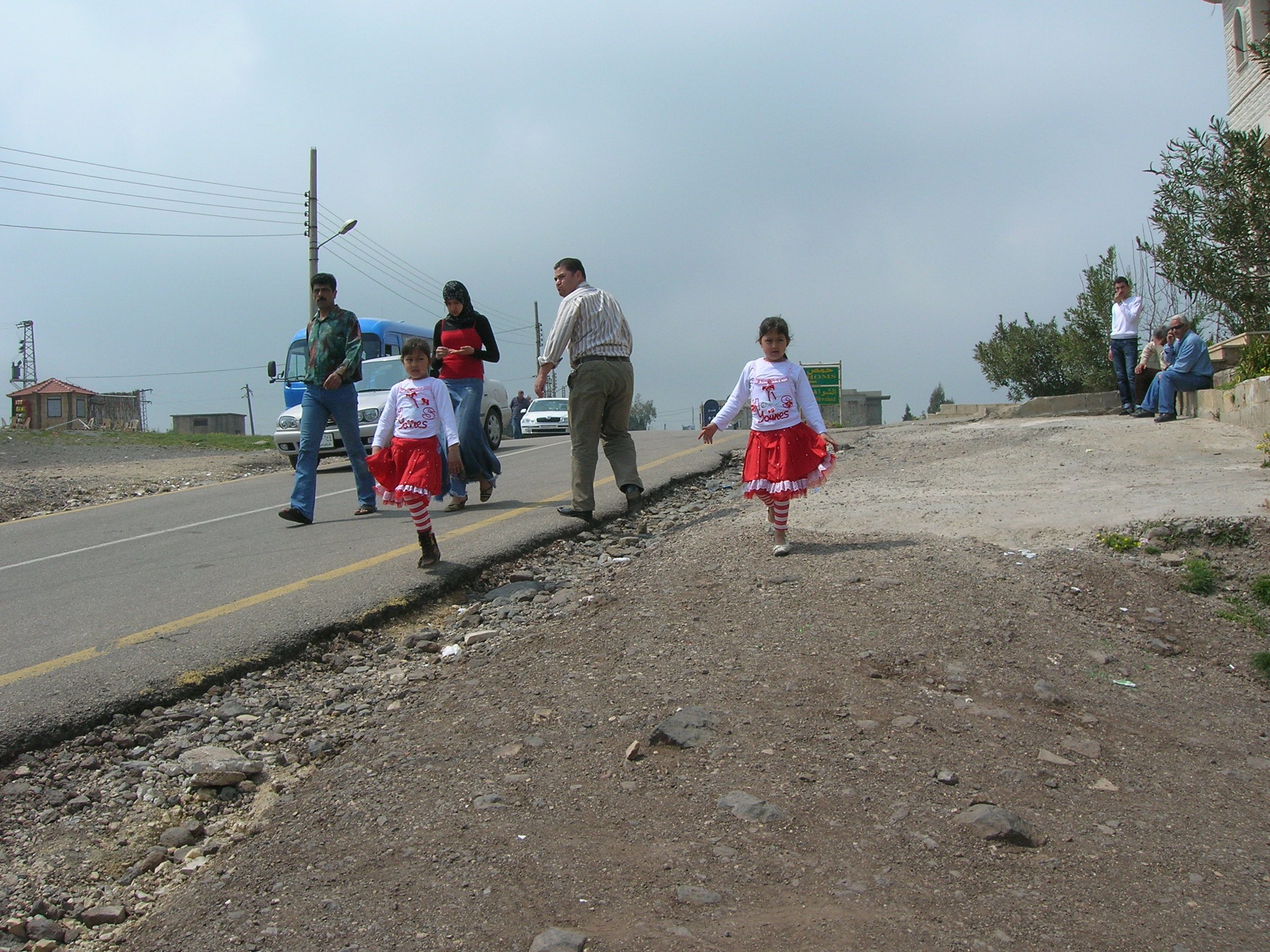 Syrian Father Outside Hama