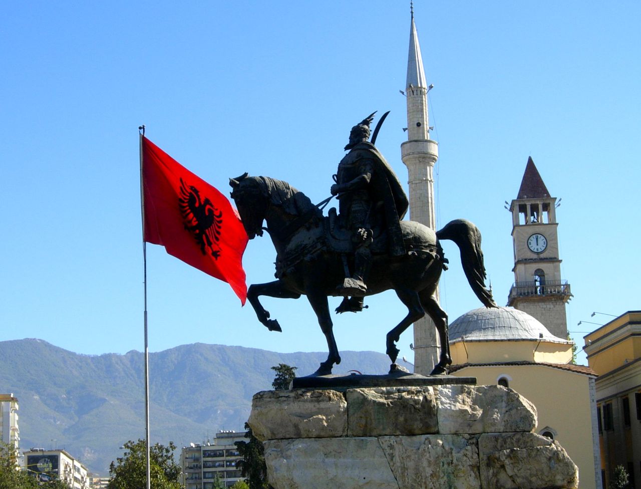 Skanderbeg Square, Tirana, Albania