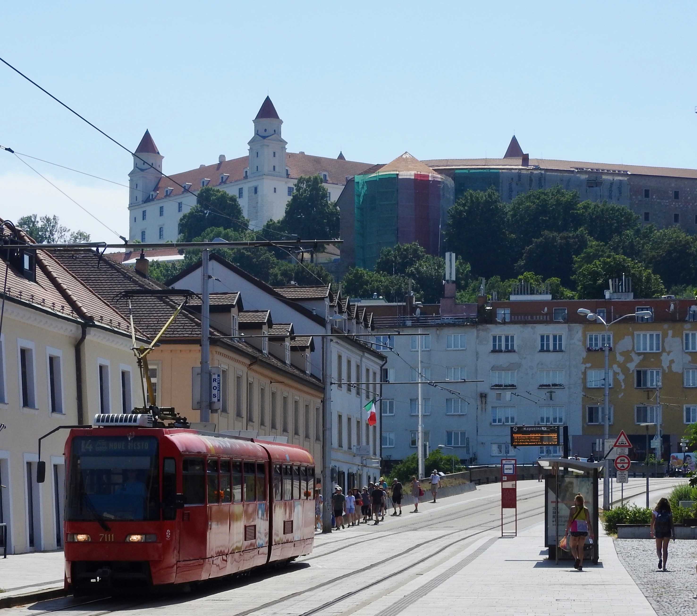 Bratislava Tram & Castle, Slovakia