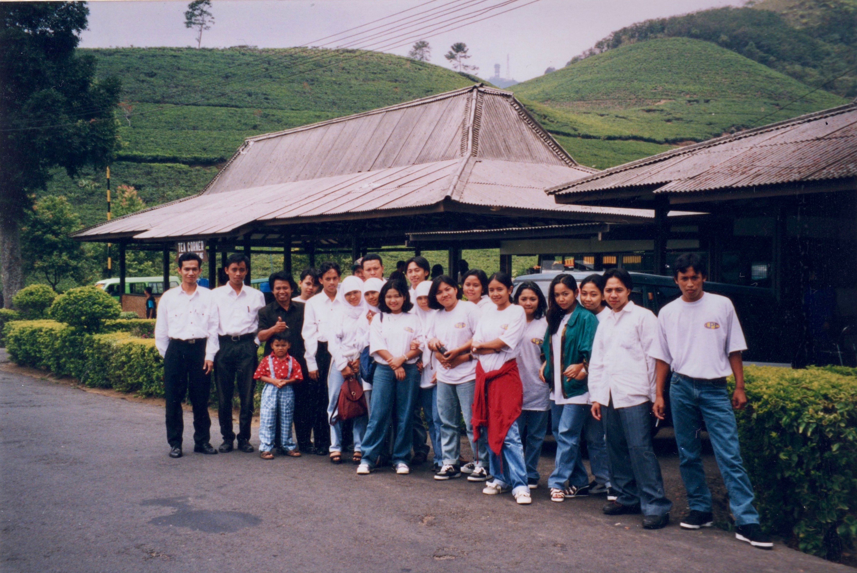 School Group, Guning Mas Tea Plantation, Java, Indonesia