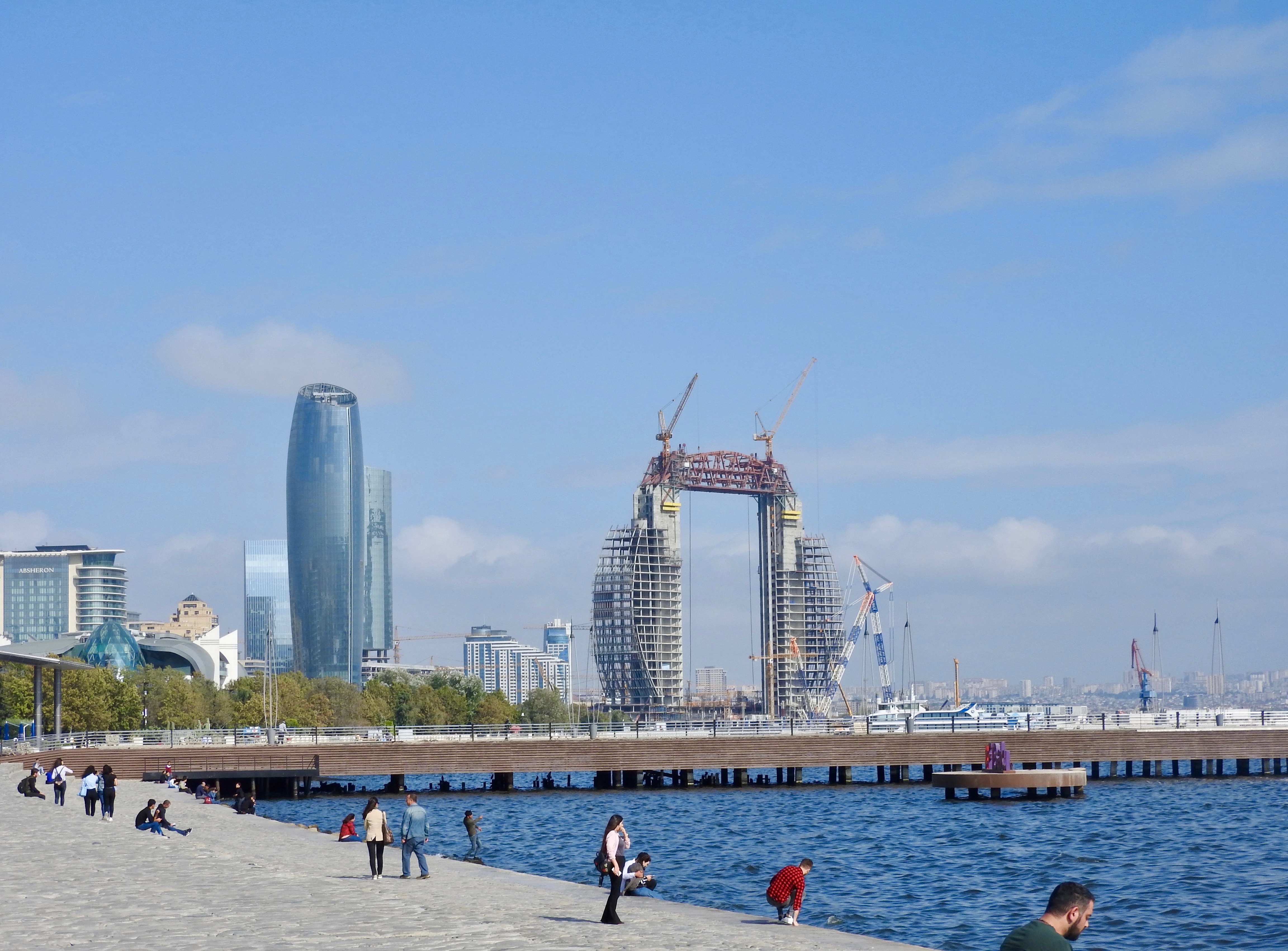 Baku's Caspian Sea Waterfront