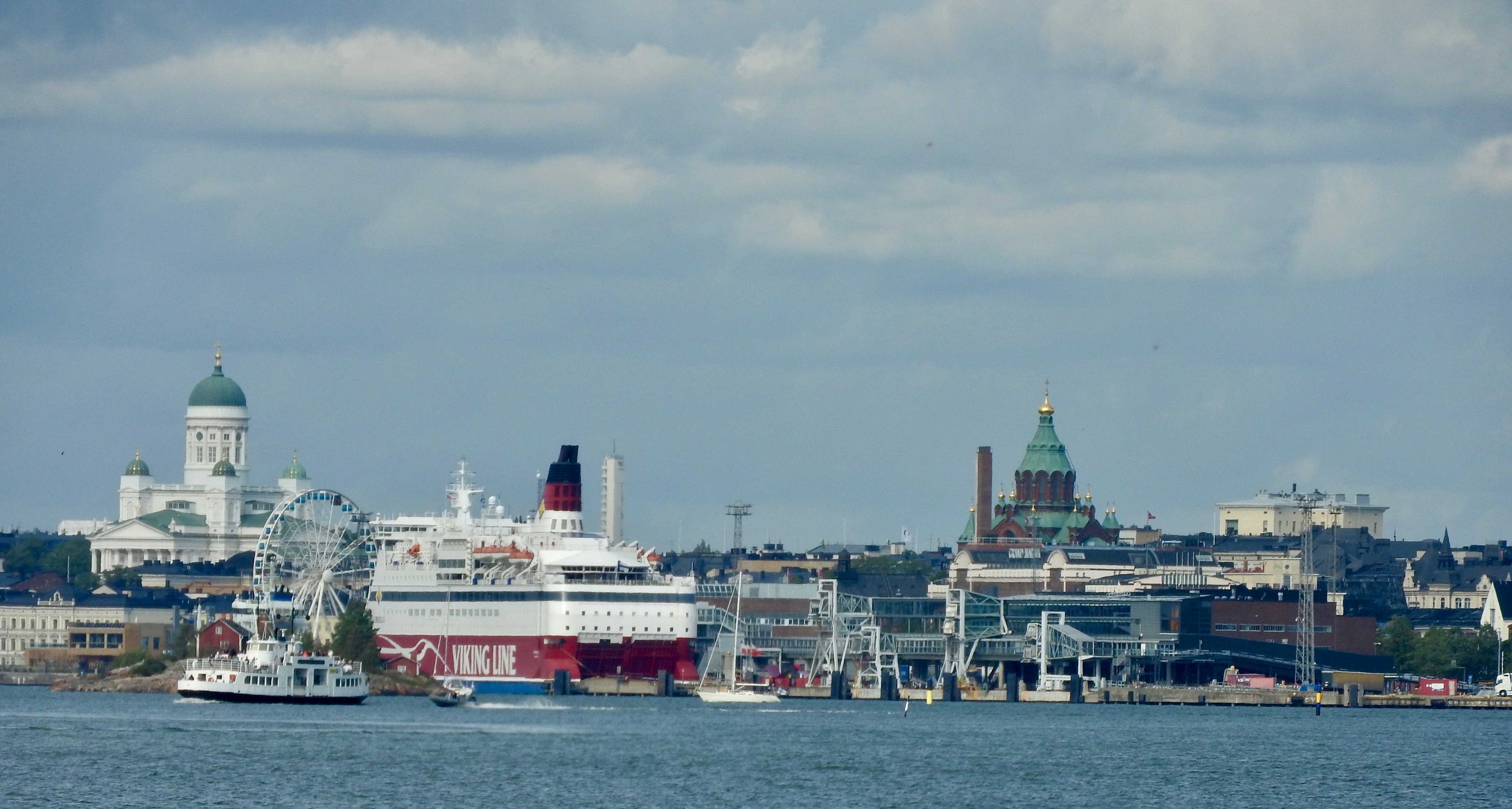 View of Helsinki from Baltic Sea