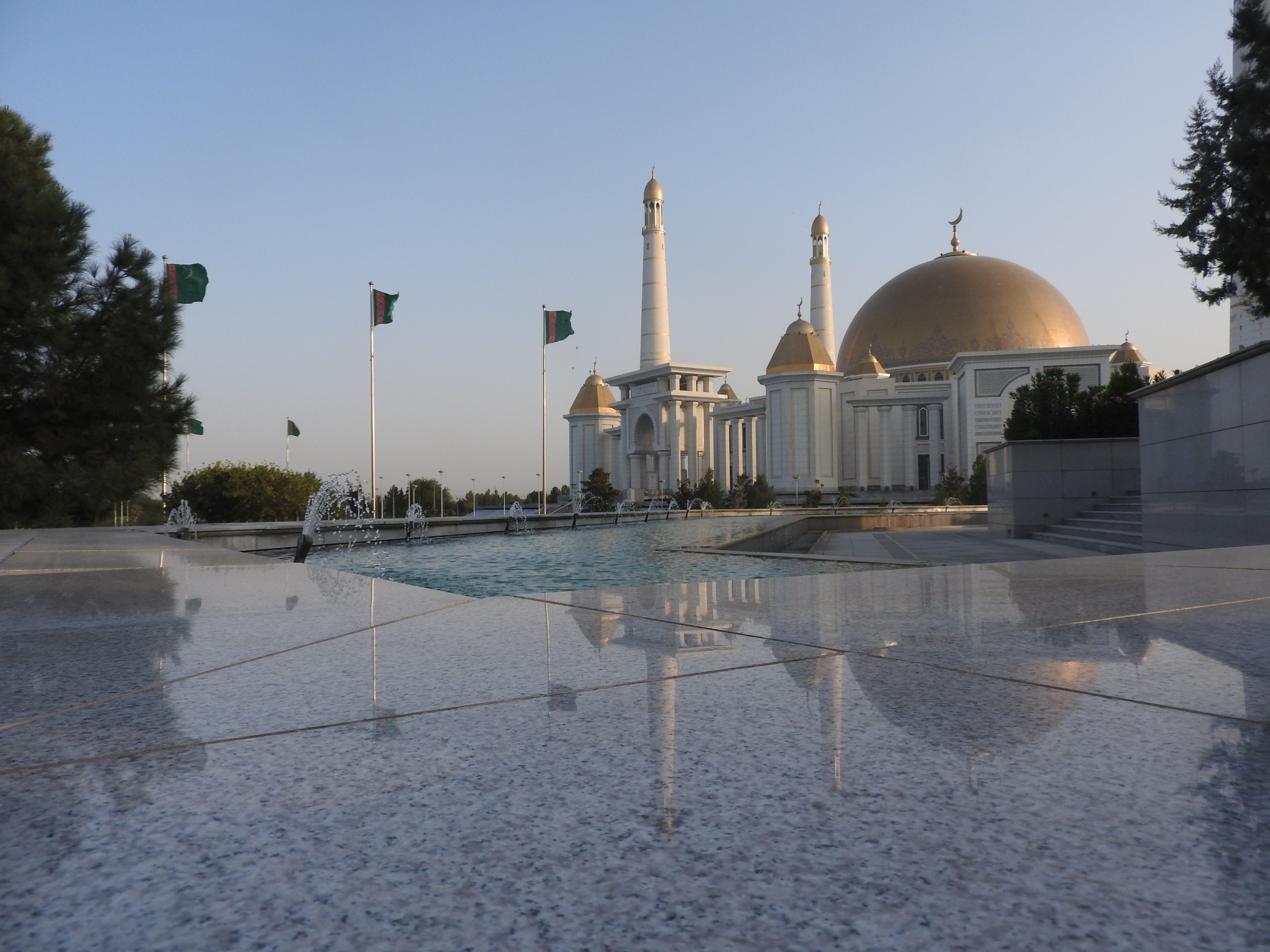 Türkmenbaşy Ruhy Mosque, Ashgabat, Turkmenistan